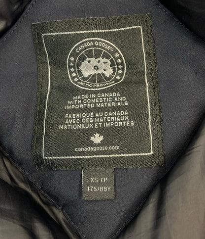 CANADA GOOSE ダウンコート BLACK LABEL ファー付き フロントボタン ダブルジップ CHATEAU PARKA 3426MB メンズ SIZE XS カナダグース