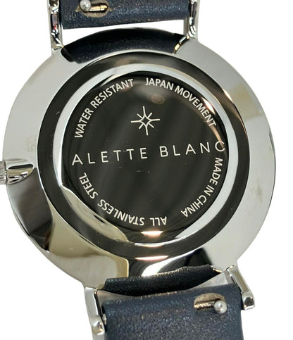 美品 ALETTE BLANC 腕時計 クオーツ レディース アレットブラン