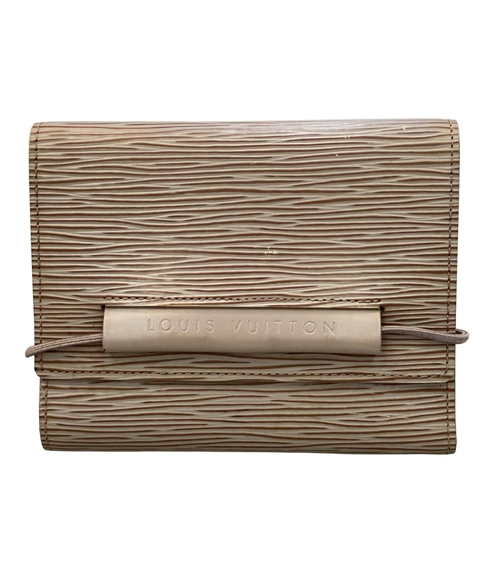 ルイ・ヴィトン 三つ折り財布 ポルトフォイユ エラスティック エピ