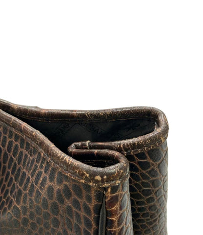 Longchamp トートバッグ クロコ型押し レディース ロンシャン
