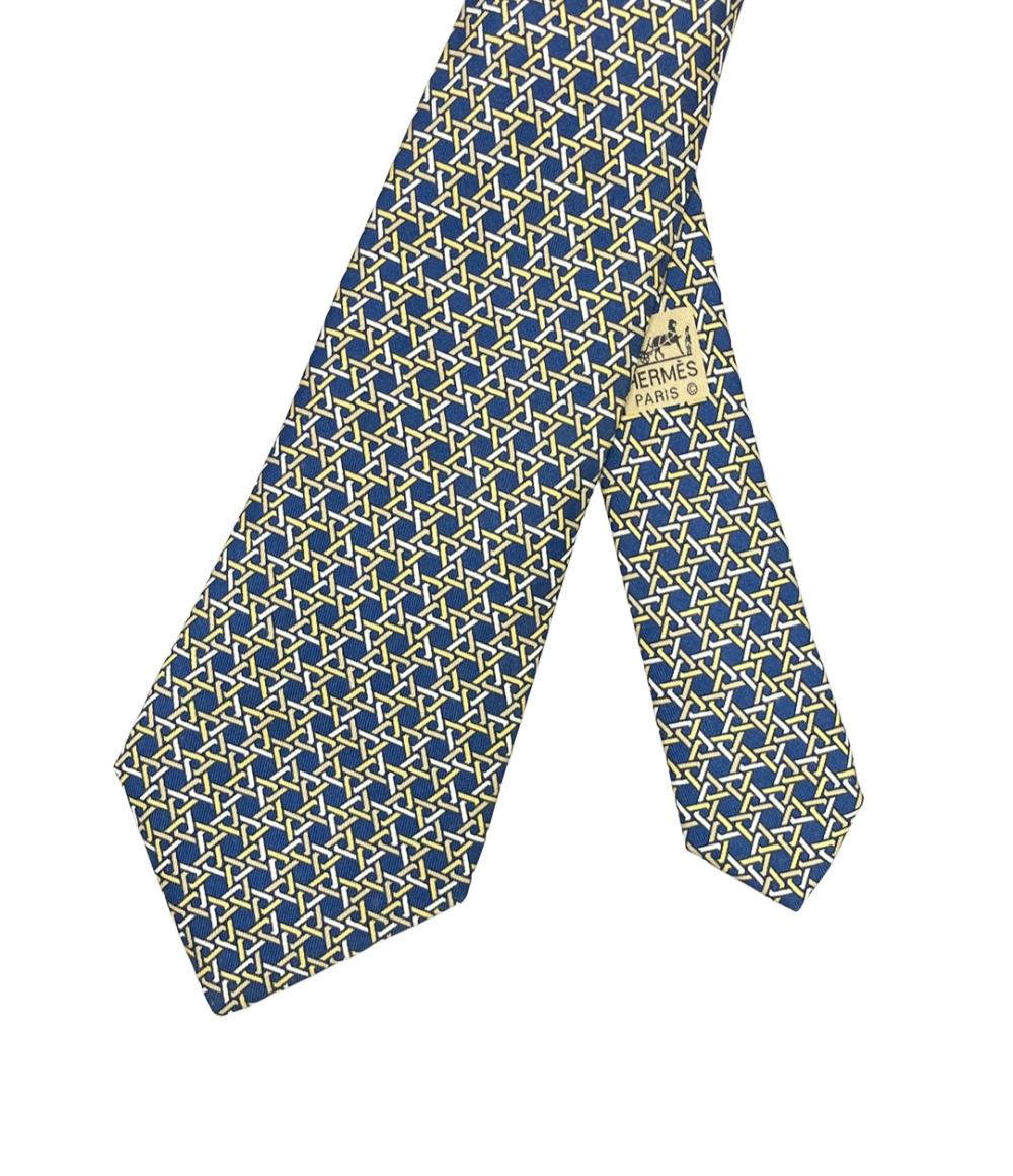HERMES ネクタイ シルク 100% 7578 SA メンズ エルメス – Rehello by