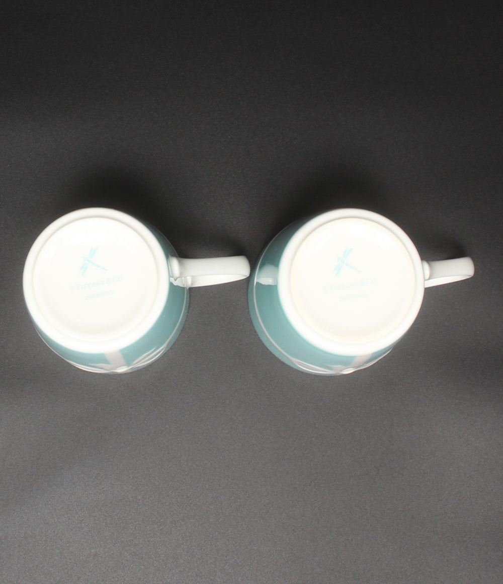美品 Tiffany & Co. マグカップ 2点セット ペア ブルーボックス ティファニー