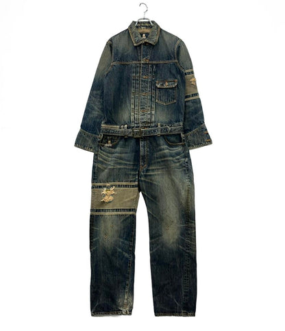 mastermind JAPAN オールインワン オーバーオール 泥加工 クラッシュ MV-JS01-00-D メンズ SIZE S マスターマインドジャパン