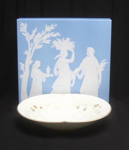 美品 ウェッジウッド マリアージュボウル 大皿 28cm ワイルドストロベリー WEDGWOOD