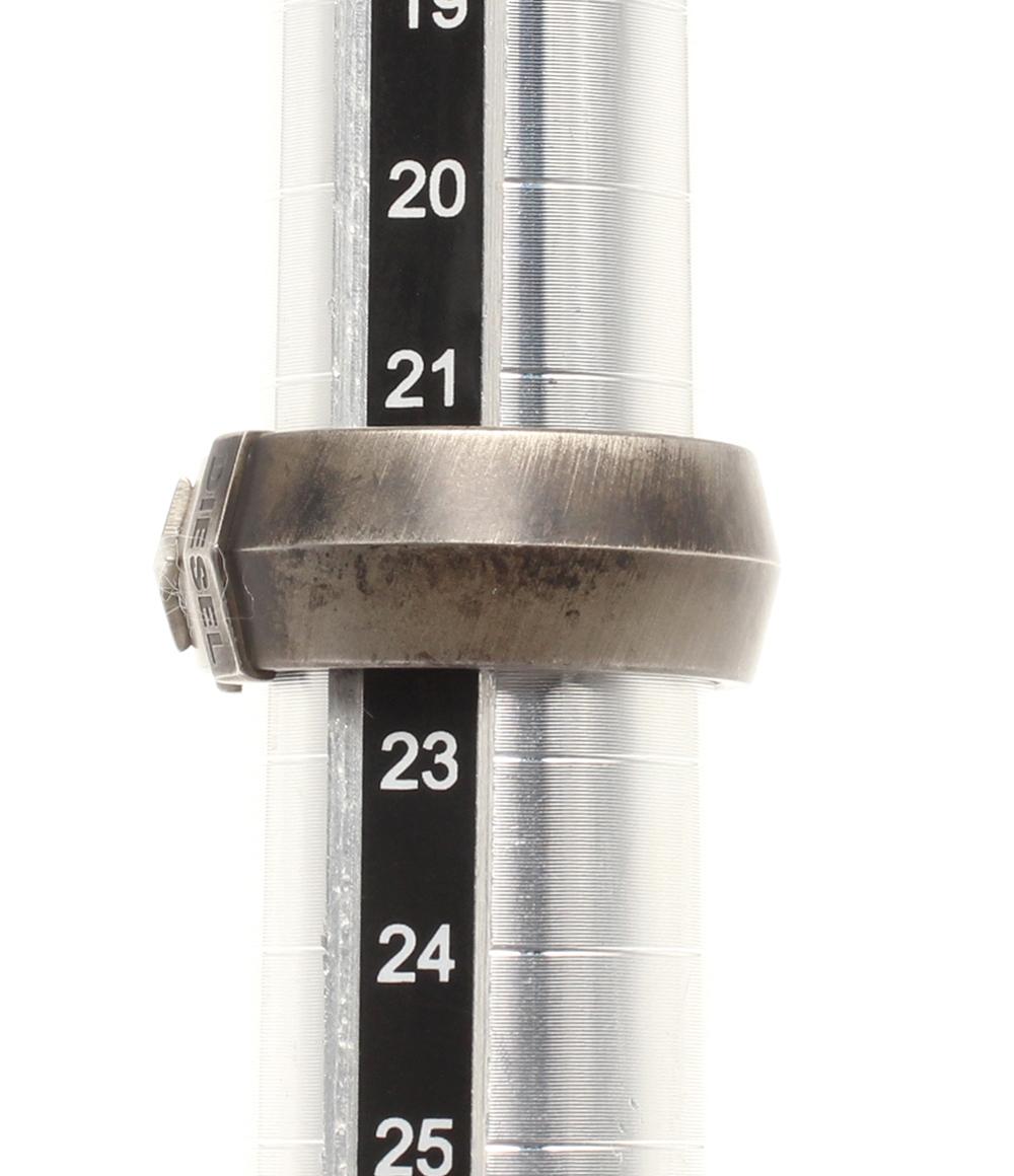 DIESEL リング 指輪 ロゴ スター 星 メンズ SIZE 22号 ディーゼル