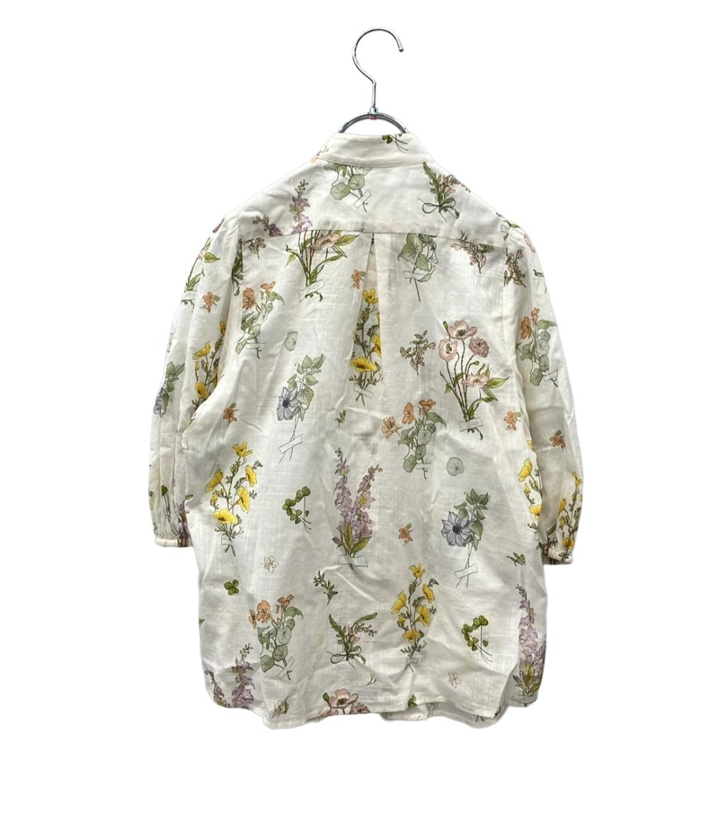 ZIMMERMANN 長袖ブラウス シャツ 花柄 ホワイト レディース SIZE ZIMMERMANN 長袖ブラウス シャツ 花柄 ホワイト レディース SIZE