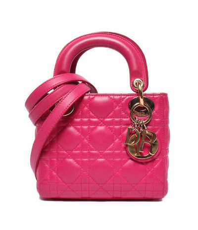 Christian Dior 2wayハンドバッグ ショルダーバッグ 肩掛け レディディオール カナージュ レディース クリスチャンディオール