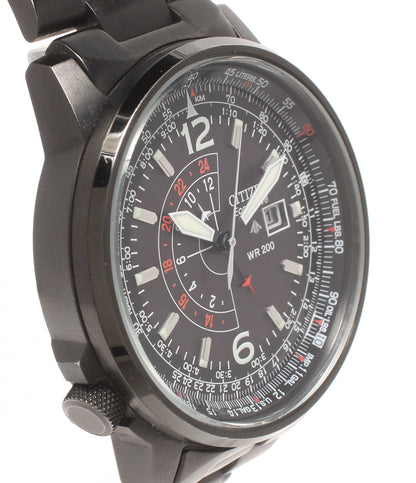 CITIZEN 腕時計 ナイトホーク プロマスター ソーラー ブラック B877-S025559 メンズ シチズン