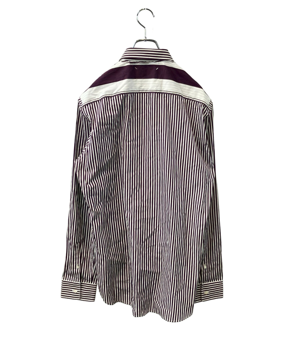 Maison Margiela 長袖シャツ 19AW ストライプ柄 フロントボタン S50DL0399 メンズ SIZE 42 (L) メゾンマルジェラ