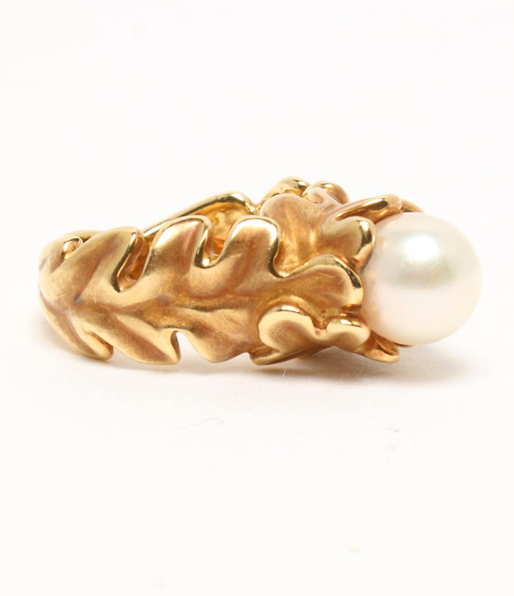 ANGELA CUMMINGS リング 指輪 18K パール 8.3mm レディース SIZE 11号 アンジェラ カミングス