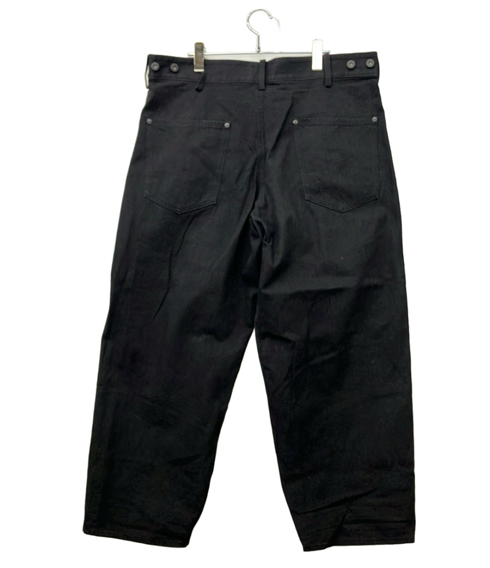 S'YTE デニムパンツ ワイドタック ヨウジヤマモト ウィッシュ加工 10 oz Denim Center Wide Tuck Pant US-P10-005 メンズ SIZE 3 (M) サイト