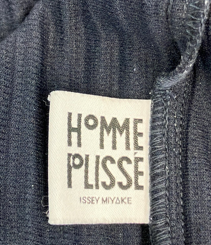 HOMME PLISSE ISSEY MIYAKE 半袖シャツ スキッパー プリーツ HP55JM030 メンズ SIZE 3 (L) オム プリッセ イッセイミヤケ
