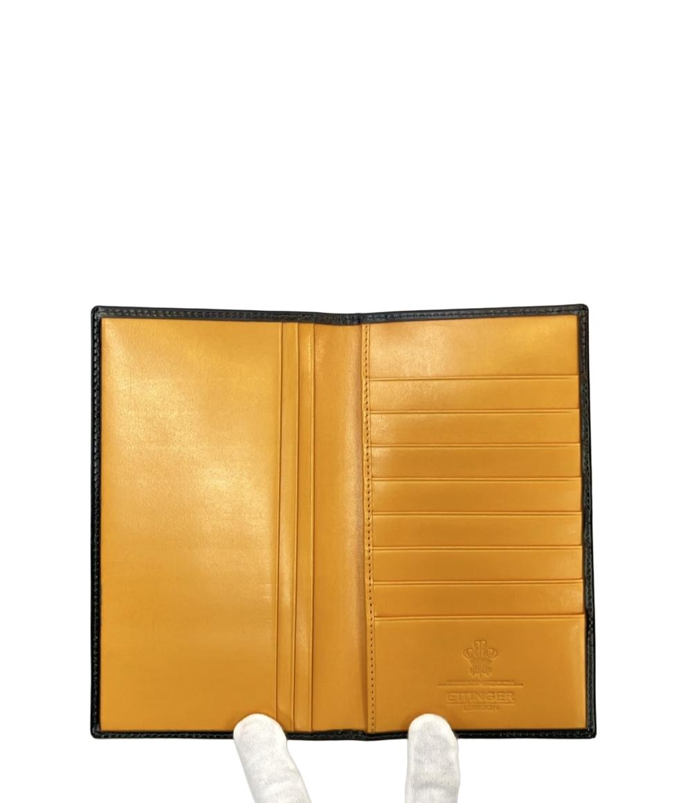 美品 Ettinger 二つ折り財布 牛革 メンズ エッティンガー