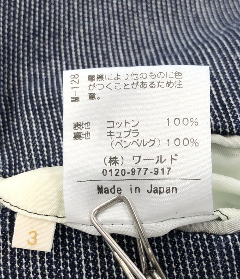 コットンデニムテーラードジャケット      メンズ SIZE 3 (L) 40ct＆525