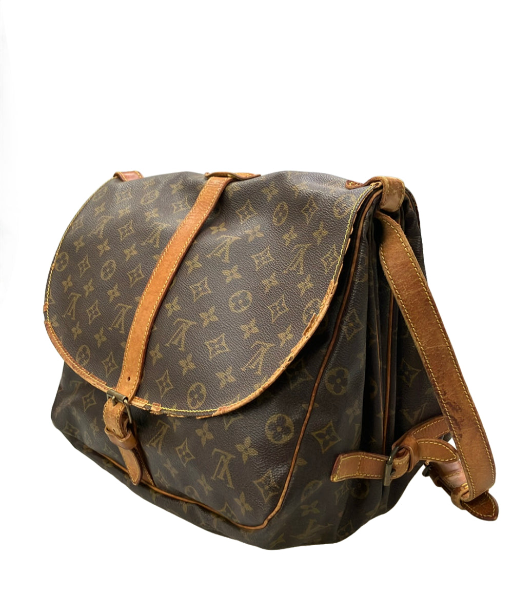 LOUIS VUITTON ショルダーバッグ 斜め掛け ソミュール35 モノグラム M42254 レディース ルイ・ヴィトン