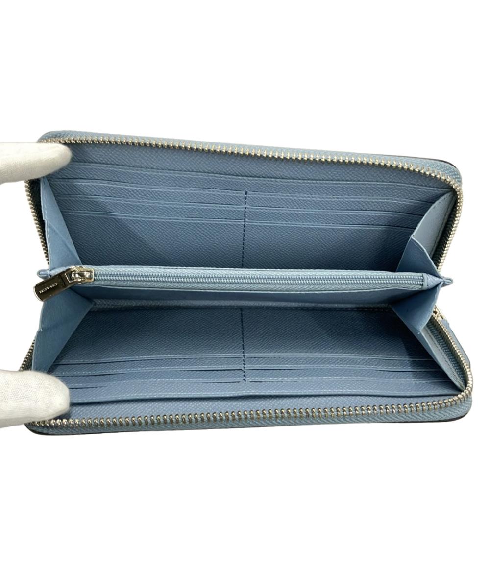 COACH ラウンドファスナー長財布 レザー F54007 レディース コーチ