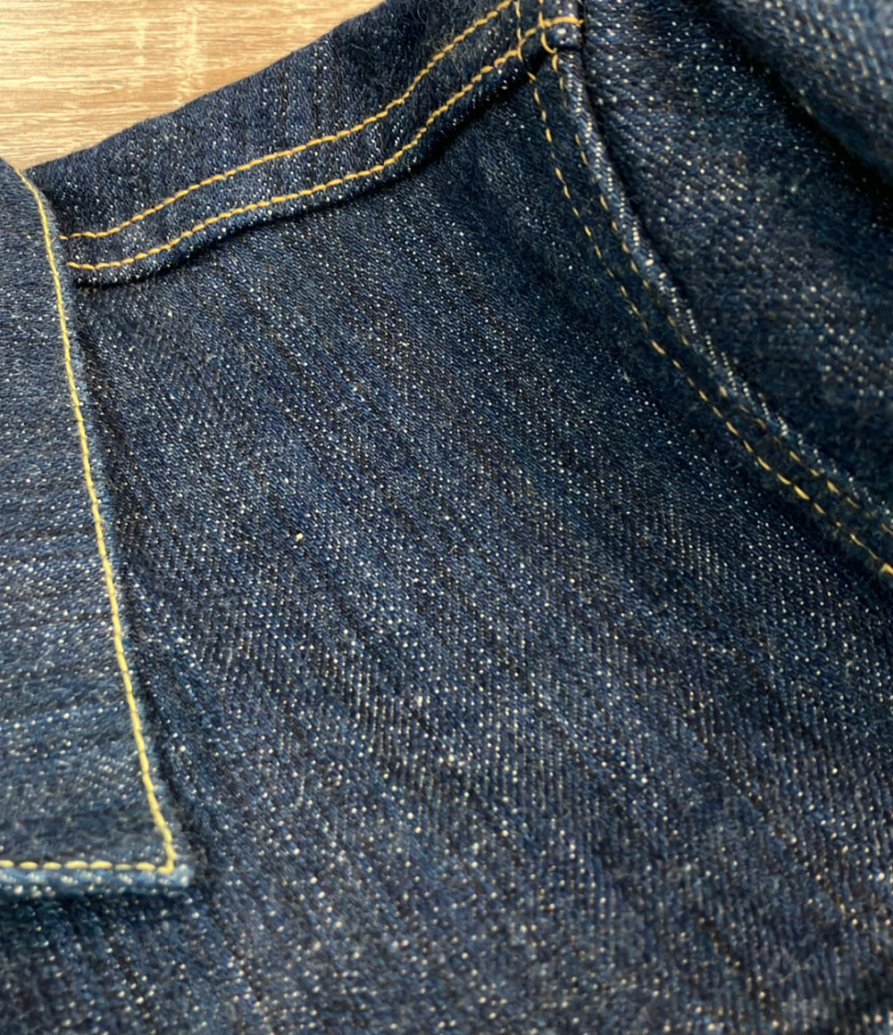 ONI DENIM デニムジャケット ボタン 16oz 天然藍ロープ染色デニム 鬼極 ワンウォッシュ ONI-02527P-KIWAM メンズ SIZE 38 (M) 鬼デニム