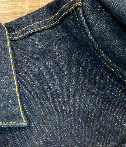 ONI DENIM デニムジャケット ボタン 16oz 天然藍ロープ染色デニム 鬼極 ワンウォッシュ ONI-02527P-KIWAM メンズ SIZE 38 (M) 鬼デニム
