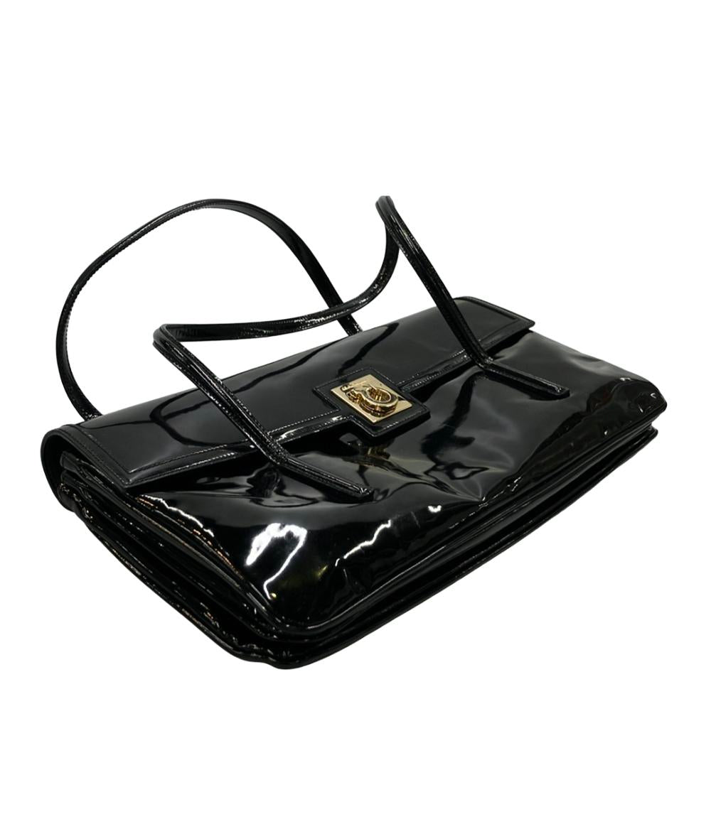 Salvatore Ferragamo ショルダーバッグ 肩掛け エナメル ガンチーニ AB 21 2804 レディース サルヴァトーレフェラガモ