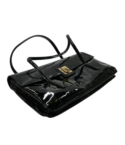 Salvatore Ferragamo ショルダーバッグ 肩掛け エナメル ガンチーニ AB 21 2804 レディース サルヴァトーレフェラガモ