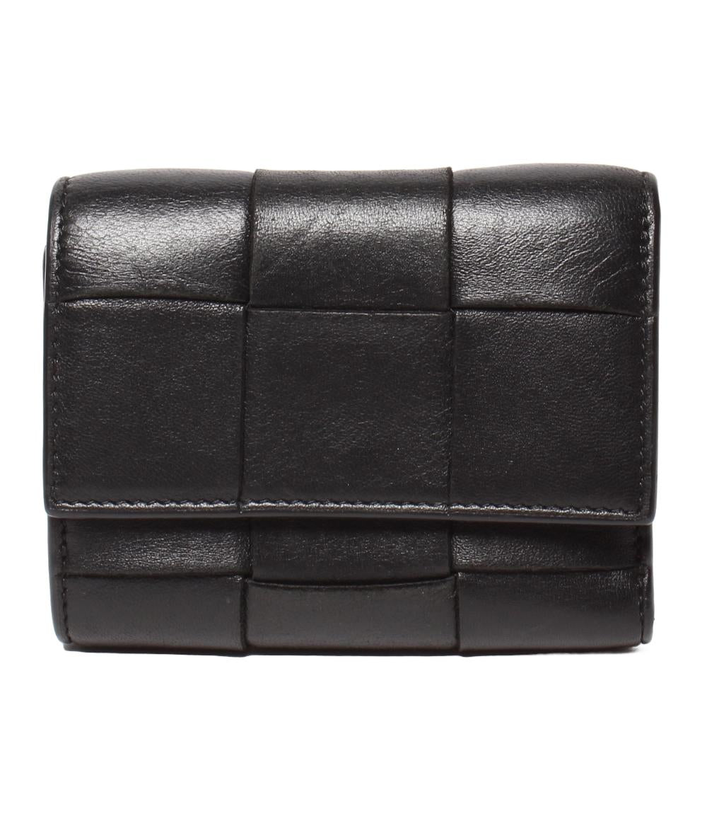 ボッテガ・ヴェネタ 三つ折り財布 マキシイントレチャート ユニセックス BOTTEGA VENETA