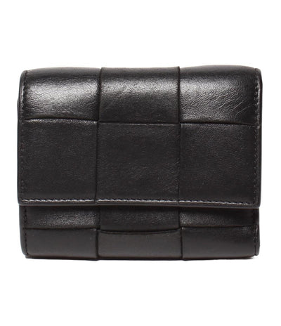 ボッテガ・ヴェネタ 三つ折り財布 マキシイントレチャート ユニセックス BOTTEGA VENETA