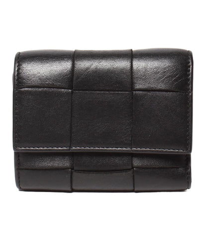 ボッテガ・ヴェネタ 三つ折り財布 マキシイントレチャート ユニセックス BOTTEGA VENETA