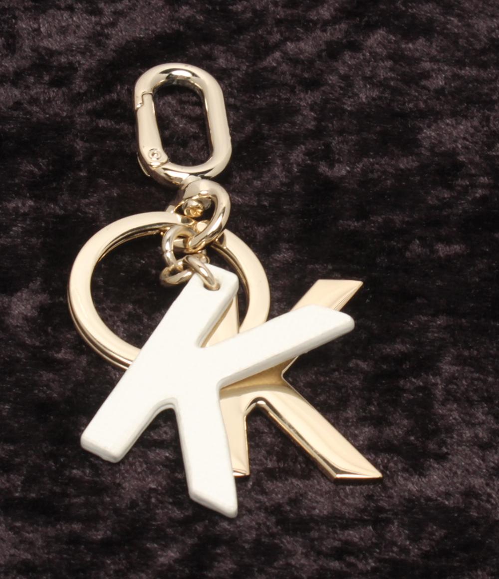 美品 フルラ キーリング イニシャルK カラビナ レディース Furla