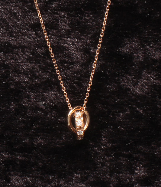 美品 4℃ ネックレス K18 ダイヤ レディース ヨンドシー