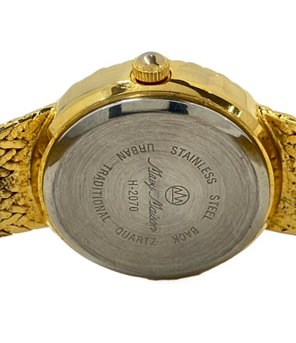 マビーメイゾン 腕時計 クオーツ ゴールド H-2070 レディース Mary Maison