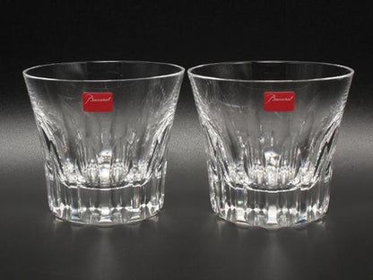美品 Baccarat ロックグラス タンブラー 2点セット ペア エトナ バカラ