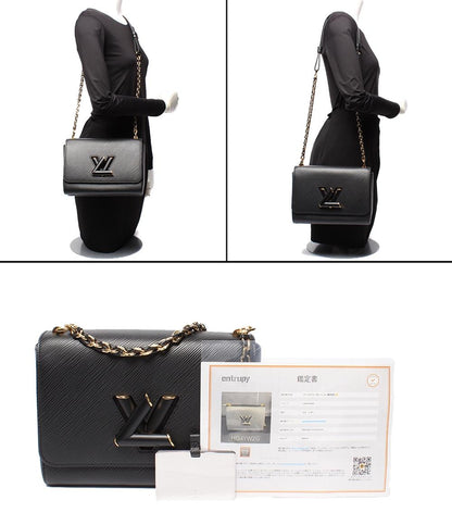 美品 ルイ・ヴィトン チェーンショルダーバッグ 斜め掛け 肩掛け ゴールド金具 ツイストMM エピ M21117 レディース LOUIS VUITTON
