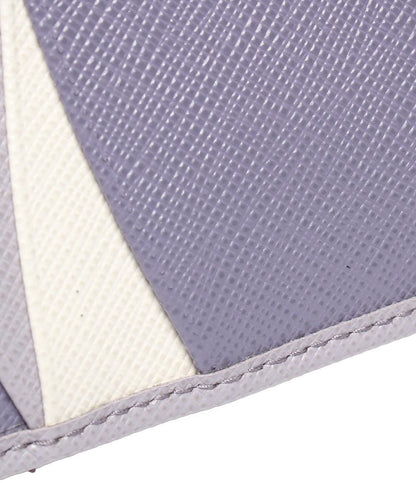 美品 PRADA 二つ折り財布 トライアングル サフィアーノ 1ML050 レディース プラダ