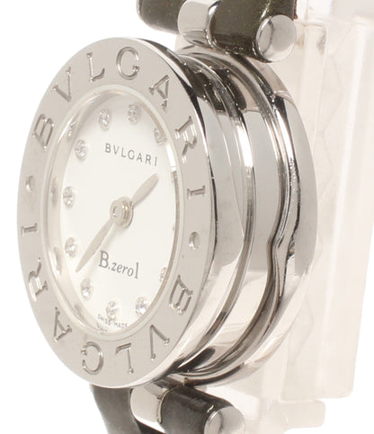 BVLGARI 腕時計 B-zero1 ダイヤインデックス クオーツ ホワイト BZ22S レディース ブルガリ