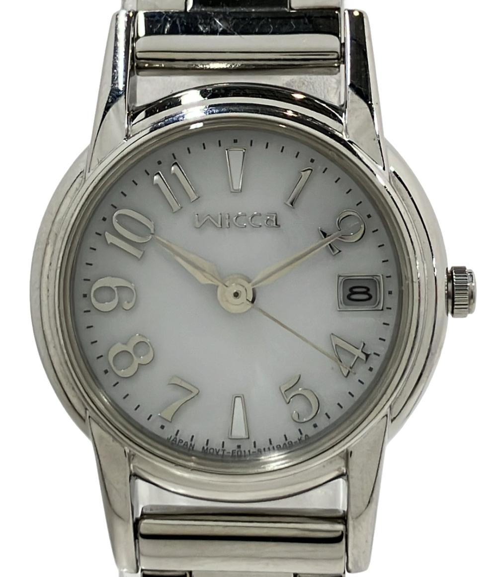 シチズン ③-261  602 CITIZEN　腕時計 w ソーラー ホワイト E011-S076986 レディース