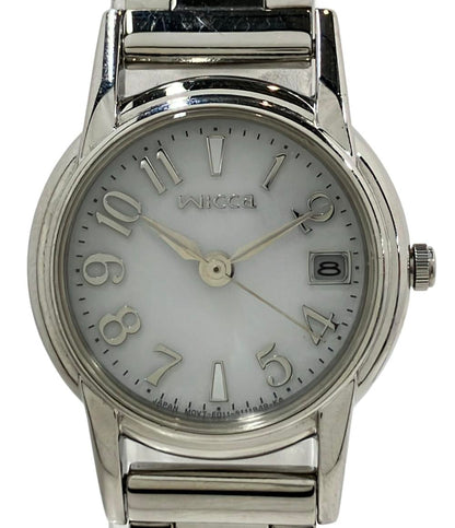 シチズン ③-261  602 CITIZEN　腕時計 w ソーラー ホワイト E011-S076986 レディース