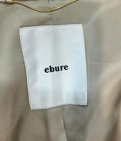 ebure コート ショート ミドル丈 ダブルビーバー加工 スーパー120's ダブルビーバー ショートコート 3410200089 レディース SIZE 36 (S) エブール