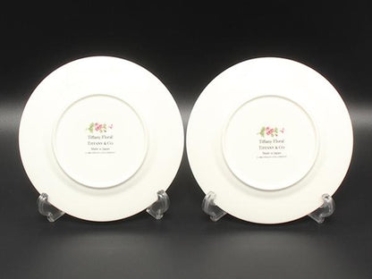 美品 TIFFANY&Co. プレート 皿 2点セット 18cm ティファニー