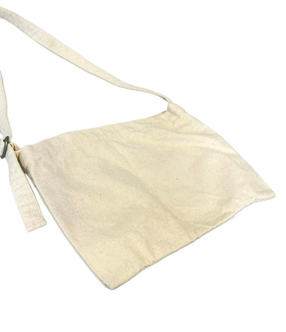 美品 ザ・ノースフェイス ショルダーバッグ 斜め掛け オーガニックコットン ロゴ メンズ THE NORTH FACE