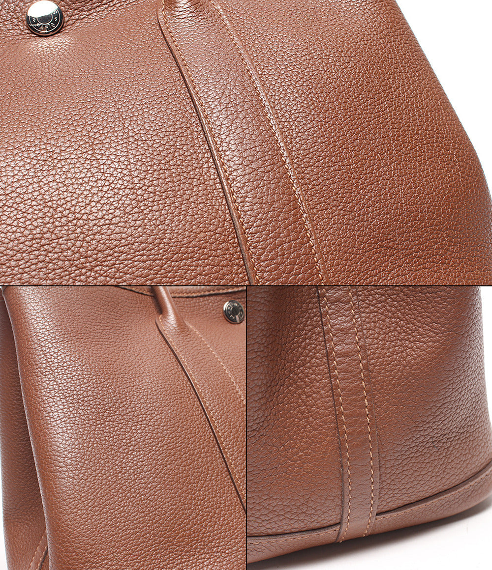 HERMES ハンドバッグ □P刻印 シルバー金具 ガーデンパーティTPM レディース エルメス