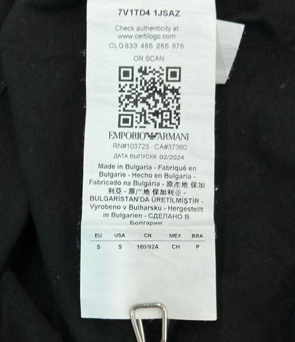 エンポリオ・アルマーニ 半袖Tシャツ ロゴ レディース SIZE S Emporio Armani