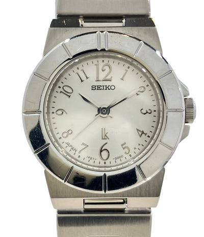 SEIKO 腕時計 lk ルキア クオーツ シルバー 1F21-0L90 レディース セイコー