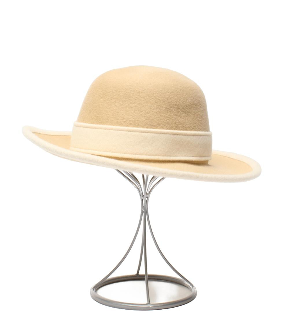 美品 HERMES ラビットフェルトハット カシミヤ100％ レディース SIZE 59 エルメス