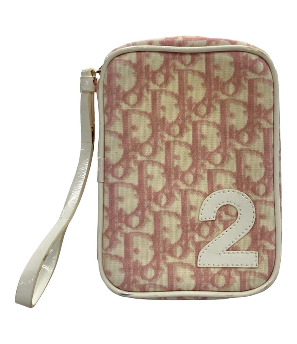 クリスチャンディオール ポーチ キャンバス トロッター レディース Christian Dior