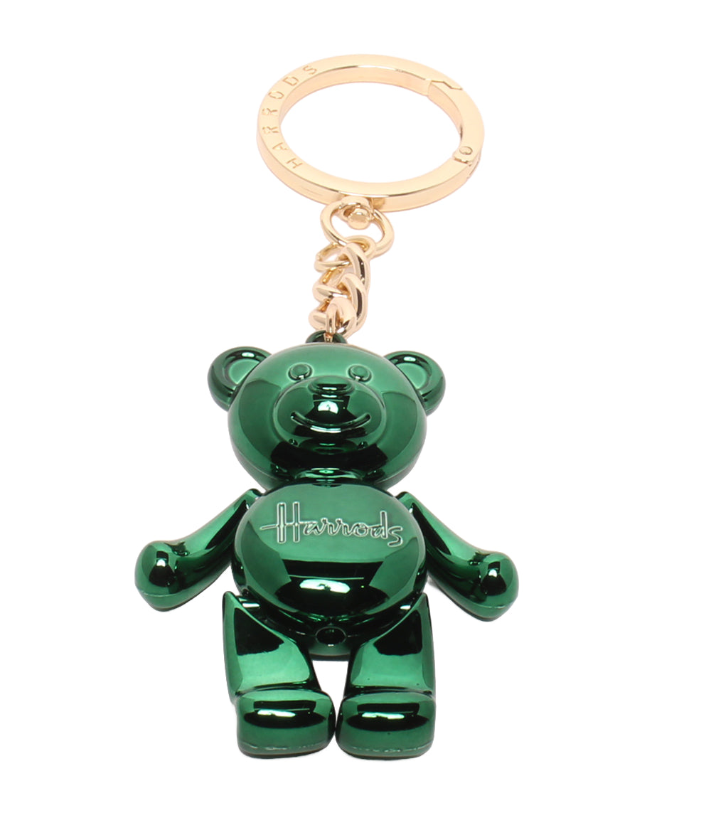 美品 Harrods キーリング キーホルダー チャーム ベアモチーフ クマモチーフ レディース ハロッズ