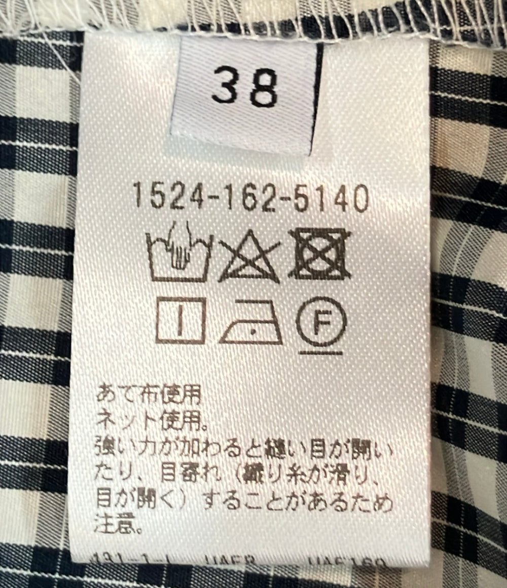 UNITED ARROWS フレアスカート ティアード チェック フリル ギャザー 1524-162-5140 レディース SIZE 38 (M) ユナイテッドアローズ