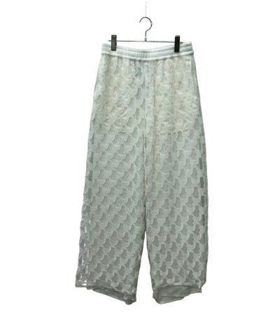 美品 MASU トラックパンツ ロングパンツ レース24 SS タグ付き ANGEL LACE EASY PANTS MASS-PT1324 メンズ SIZE 48 (M) エムエーエスユー