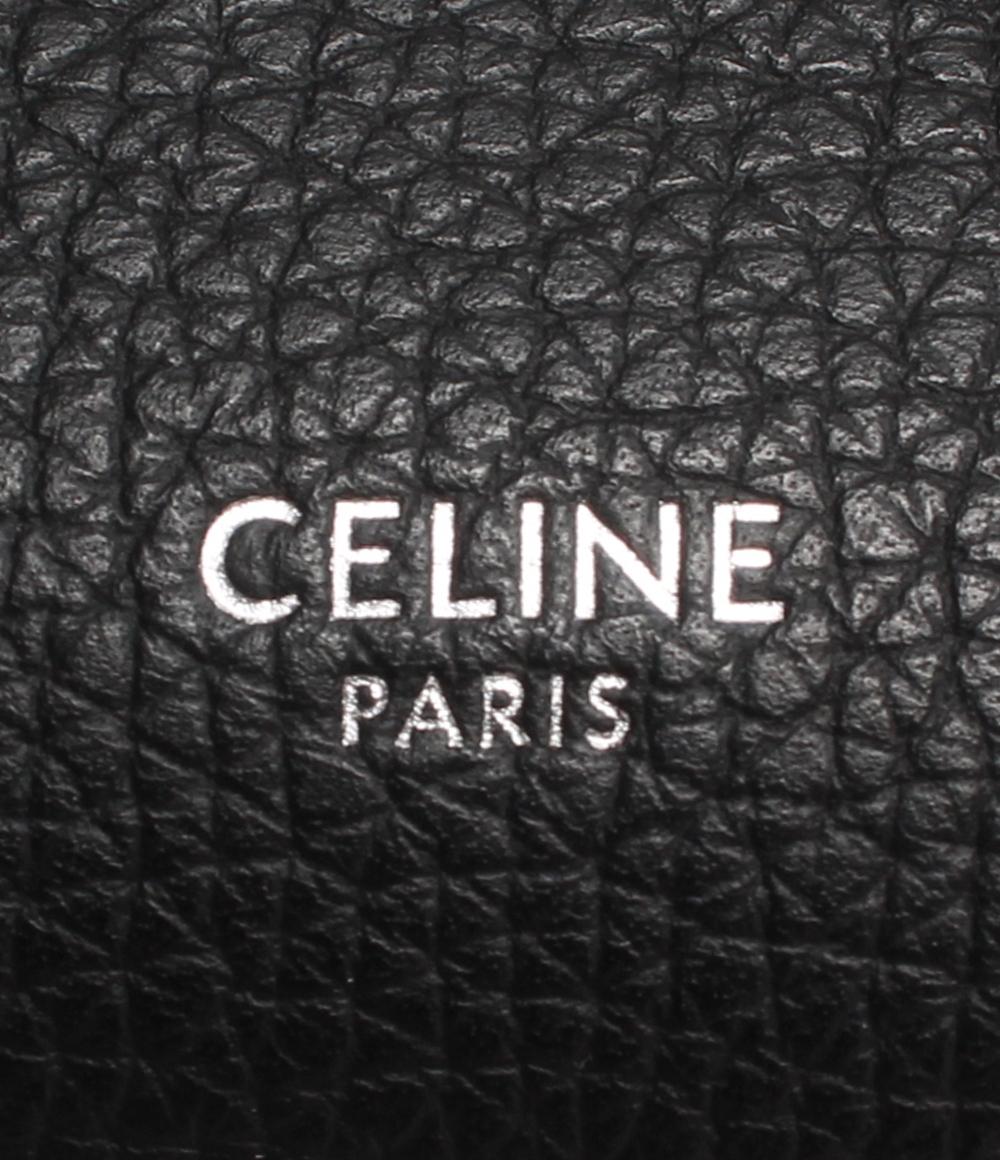 セリーヌ 2wayレザートートバッグ シルバー金具 スモール ビッグバッグ ロングストラップ カーフスキン レディース CELINE