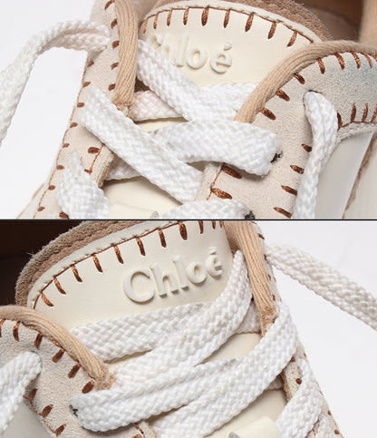 Chloe ローカットスニーカー ウェッジソール 厚底 Nama ウェッジスニーカー CHC24U02IBD70F レディース SIZE 37 (24.5cm) クロエ