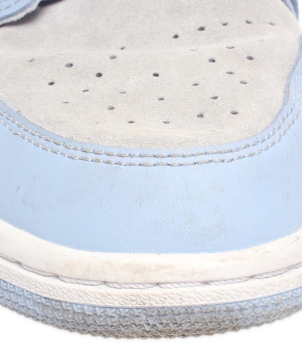 ナイキ ローカットスニーカー FootballGrey Aluminum White WMNS AIR JORDAN 1 LOW DC0774‐050 レディース SIZE 25.5 (XL) NIKE